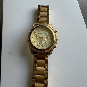 Michael Kors Gold Chronograph Watch
